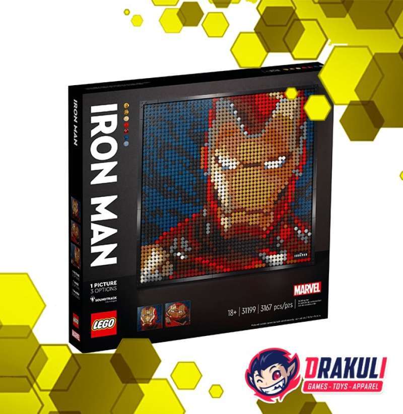 Original Soundtrack Lego Art Iron Man Soundtrack Toys LEGO Art