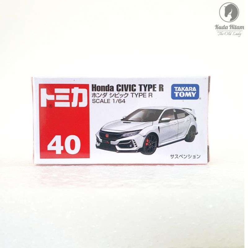 Tomica 40 Honda Civic Type R Gialla - Modello Diecast 1/64 Tomy Prima Edizione 2021 - Foto 2