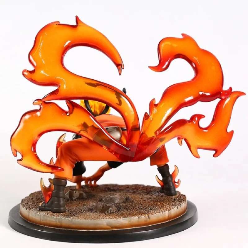 Promo Action Figure Uzumaki Naruto Kyubi Kurama Biju Nine Tail Resin