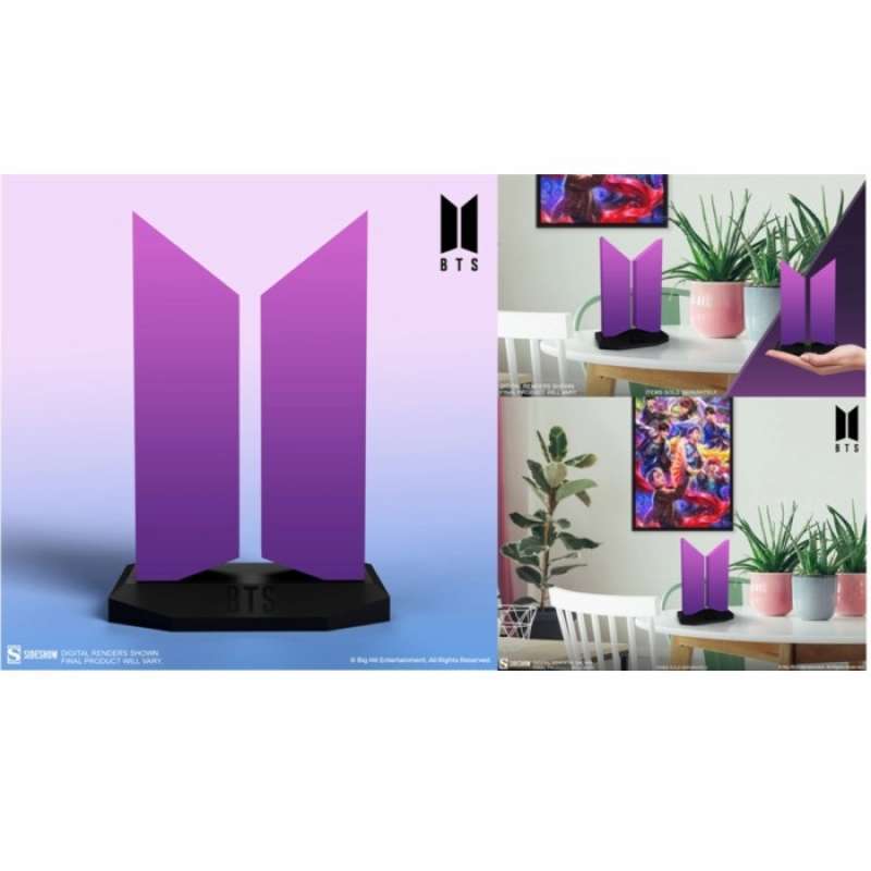 Promo SIDESHOW SS2005909 BTS LOGO THE COLOR OF LOVE EDITION FIGURE ...