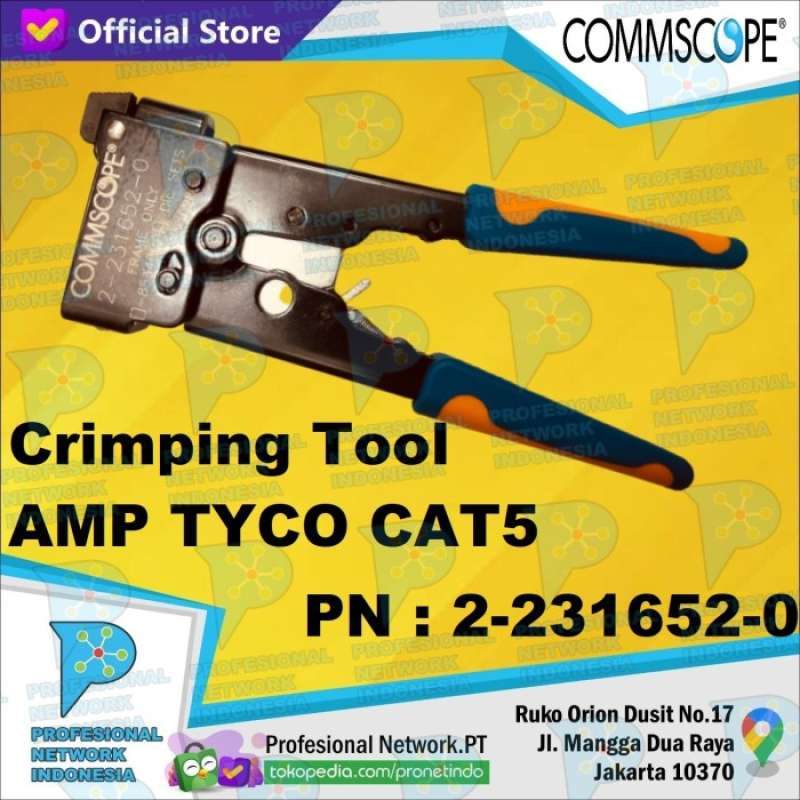 Promo Amp / Tyco / Commscope Tang / Crimping Tool Rj45 Cat5 / Tang
