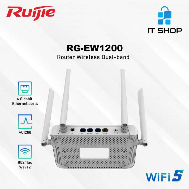Jual Ruijie Router Wireless Dual-band Rg-ew1200 Di Seller It Shop ...