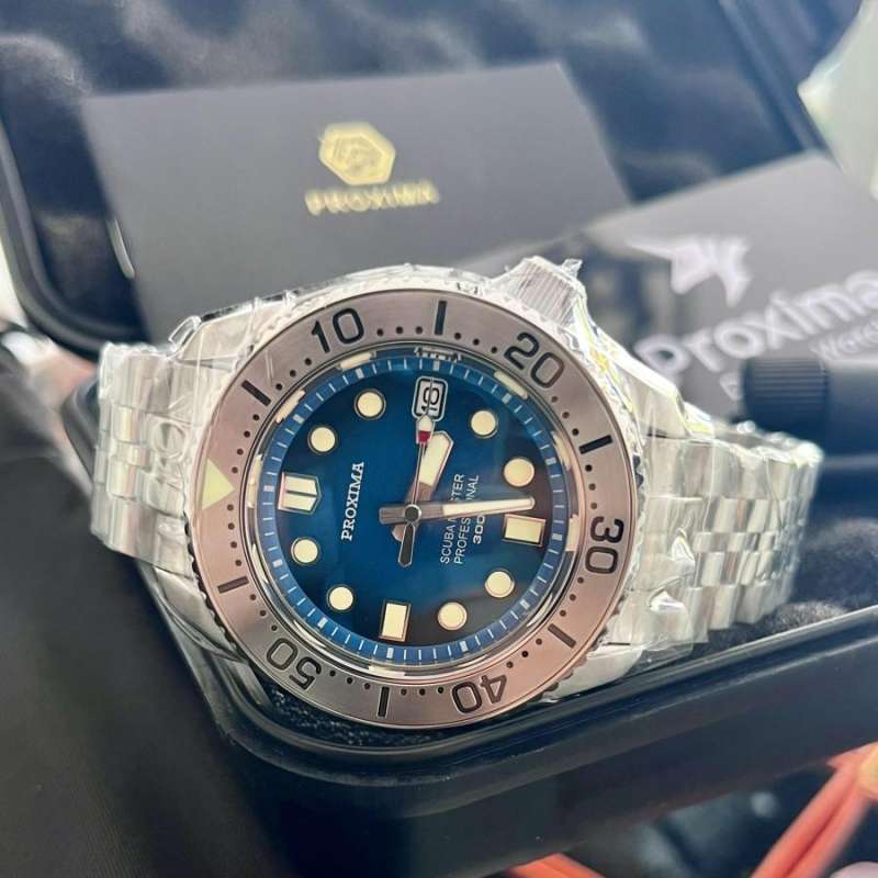 Jual Jam Tangan Proxima Sbdx Homage 2022 New Model Blue Dial