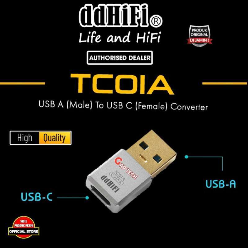 Promo Dd Ddhifi Tc01a / Tc 01a Usb-a (male) To Usb-c (female) Converter ...
