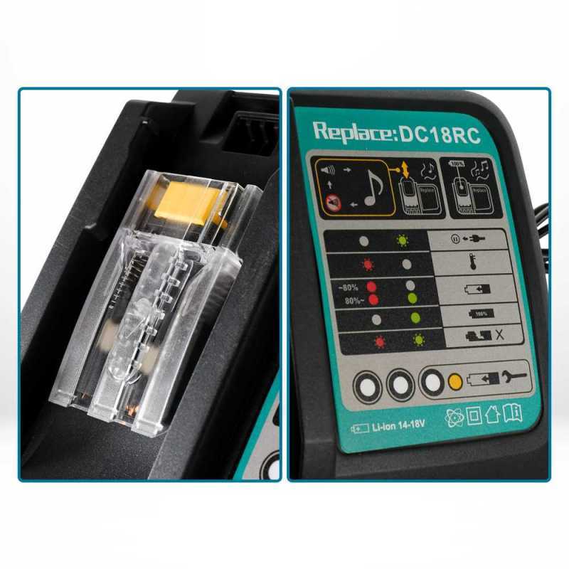 MTX Charger Makita 18V Lithium Ion EU Plug for DC18RC BL1830