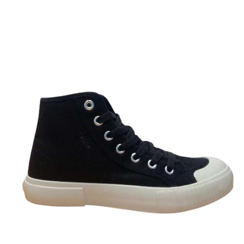 Promo Kappa Sepatu Kanvas Authentic Hi Cut Kq1fc958 Bkow Diskon