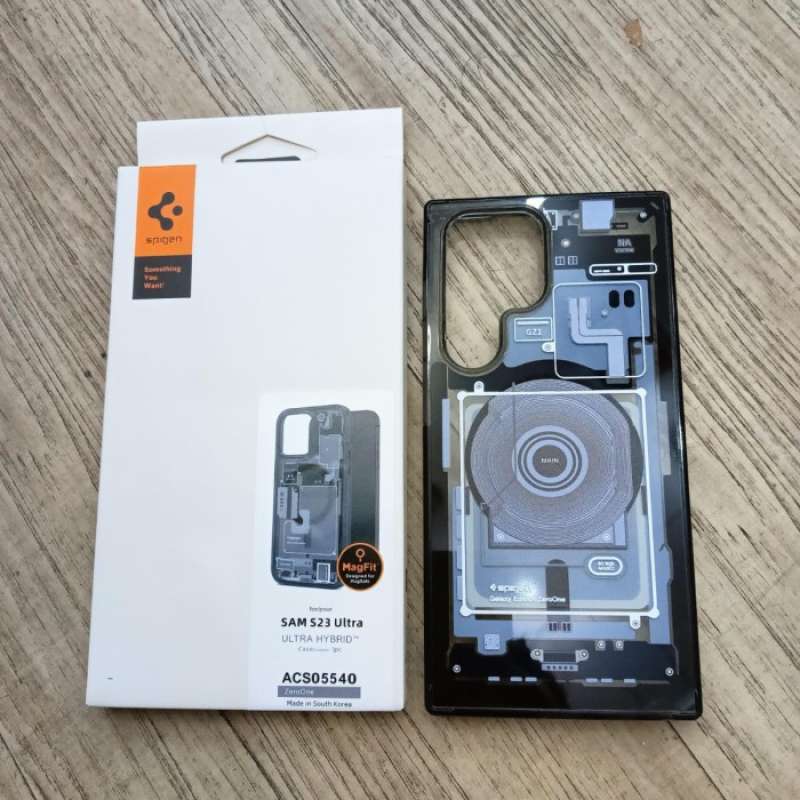 Promo Case S23 Ultra Spigen Ultra Hybrid Zero One MagSafe Casing