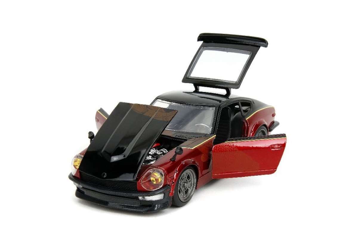 Modello Diecast 1/24 Jada Fast & Furious Fast X - Datsun 240Z 1972, Rosso/Nero, Edizione Limitata - Foto 4