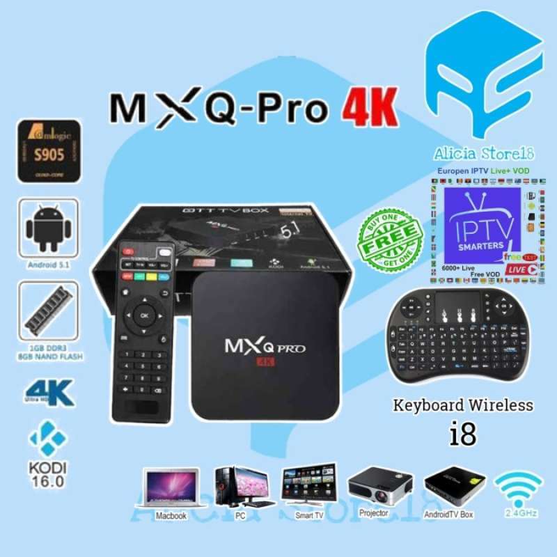 Promo Android Smart Tv Box Mxqpro 4k Mxq Pro Mxq-pro Media Player Ultra ...