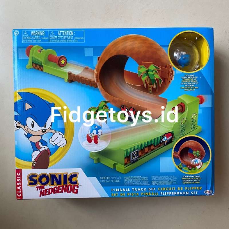 Sonic Track Promo Sonic The Hedgehog Pinball Track Play Set With Looping Action ...