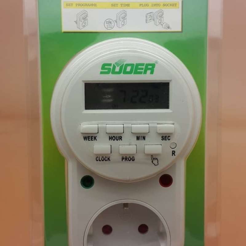 Promo Digital Timer Stop Kontak Programmable Rumah/ Studio Otomatis ...