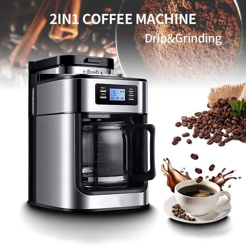 Jual Yanke Mesin Kopi Espresso Coffee Maker Bean Grinder 1l Bg315t