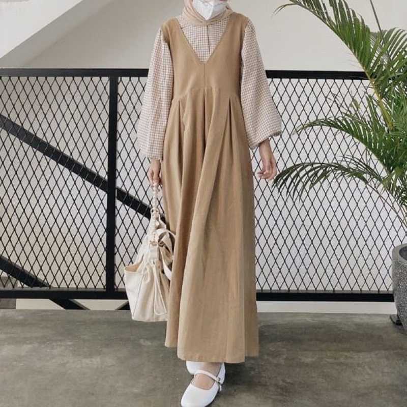 Korean overall dress discount