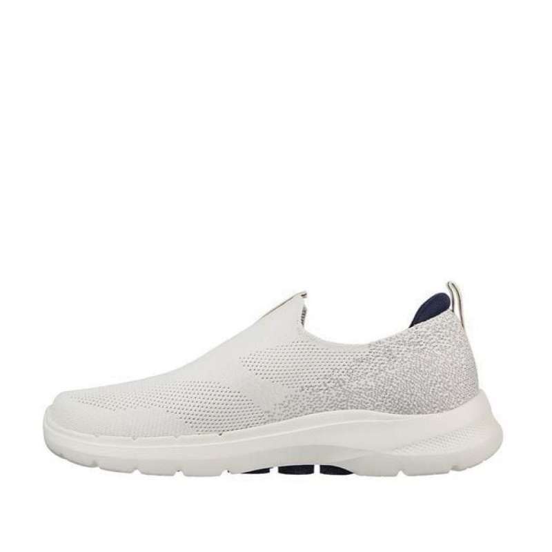 Skechers GO WALK Mens Walking Shoes White/Navy Original