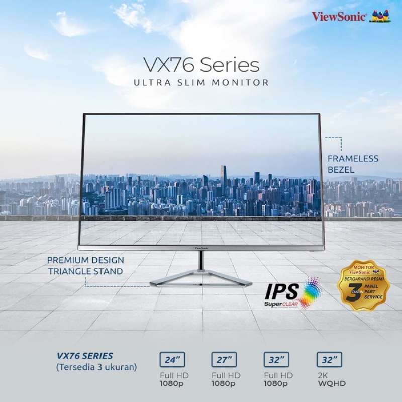 Promo Monitor Led Vx3276mhd Vx3276 2k Mhd 32 2560x1440 75hz 4ms Diskon ...