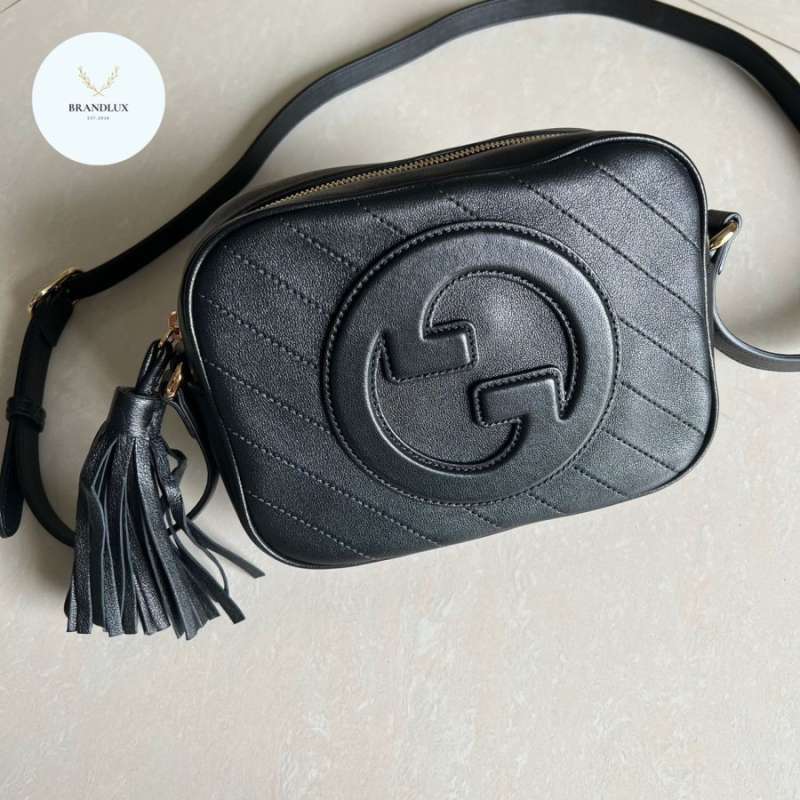 Jual Gucci Blondie Small Shoulder Bag In Black 100% Authentic Di
