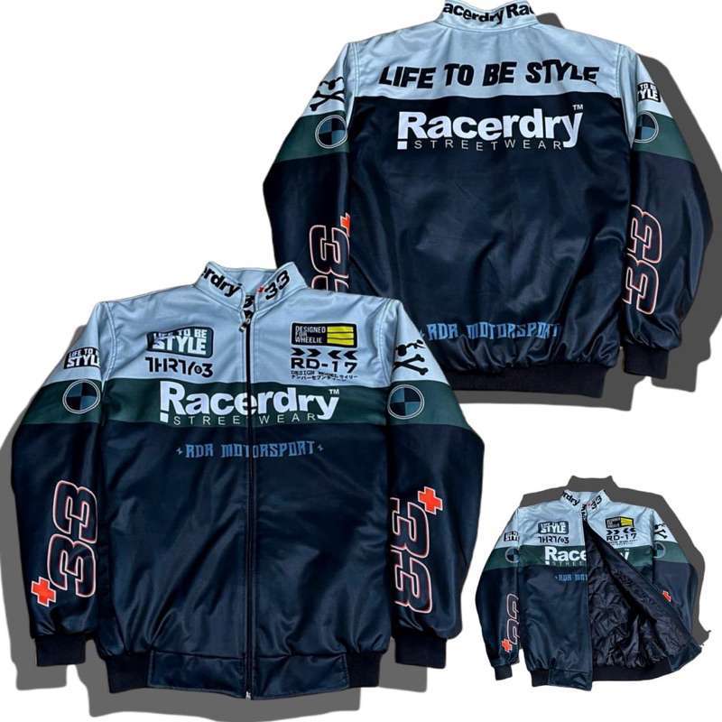 Jaket vintage motor top