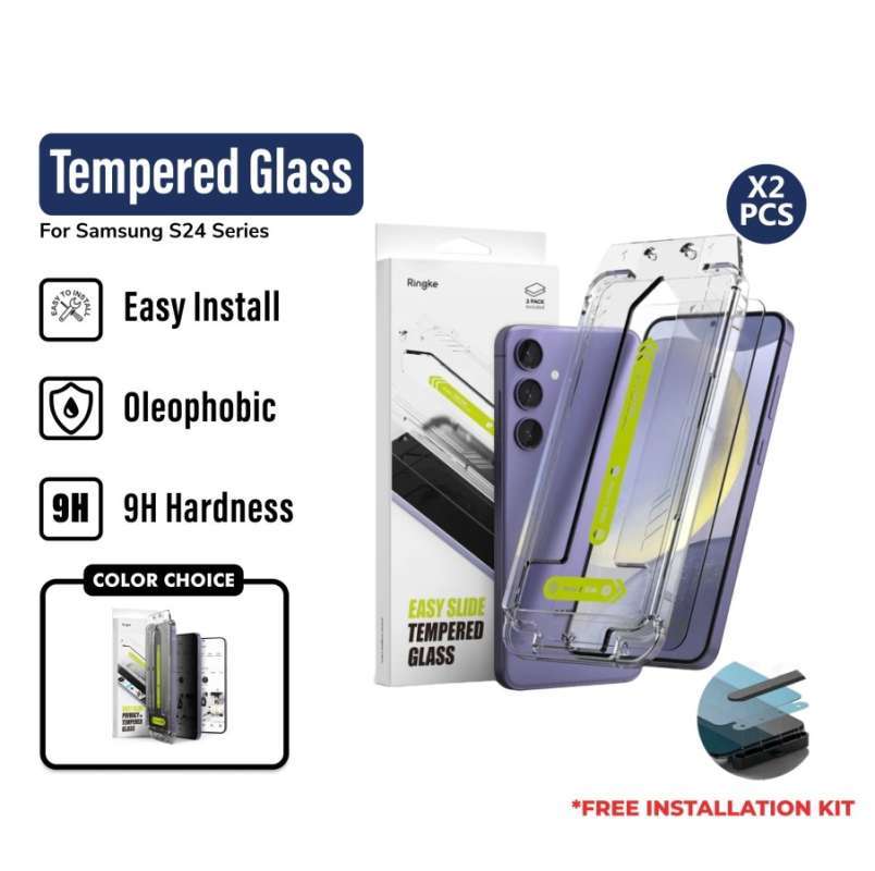 Promo Tempered Glass Samsung Galaxy S24 Ultra Plus Ringke Easy Slide ...