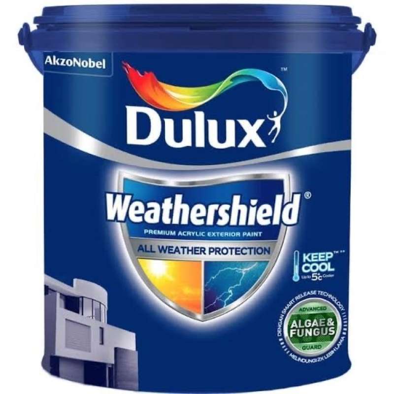 Promo Dulux Weathershield Peaches And Cream 2,5l Gallon Tinting Css