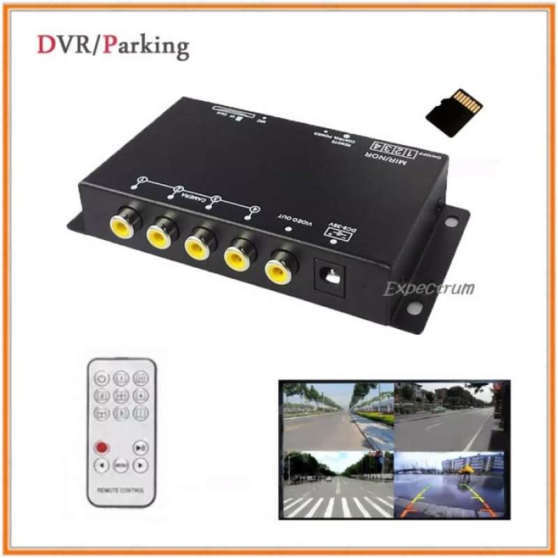Promo Modul Car Dvr 4 Kamera, Quad Vehicle Recorder Diskon 50% Di ...