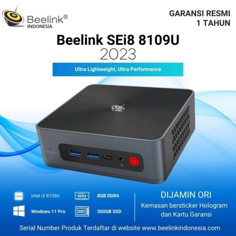 Promo Mini Pc Beelink Sei8 Intel Core I3 8109u 8/500gb Ssd Nvme Windows