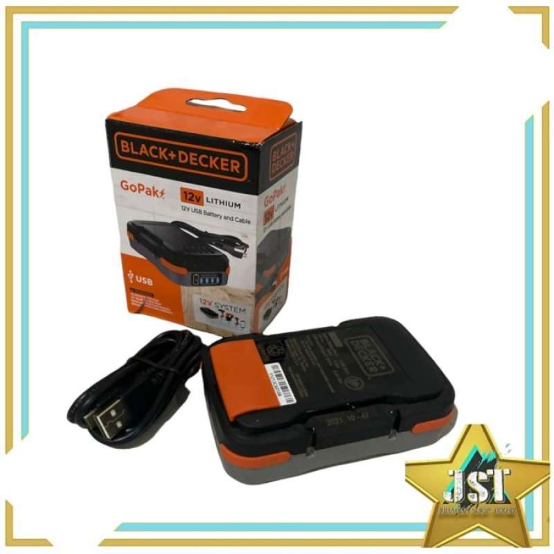 Promo Black decker Gopak Battery With Kabel Usb Baterai bdcb12u b1 Diskon 17 Di Seller Sn Market Kebon Kacang Kota Jakarta Pusat Blibli