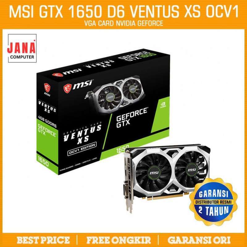 Msi Nvidia Gtx 1650 Graphics Card Price Ventus Xs Oc Geforce Gtx