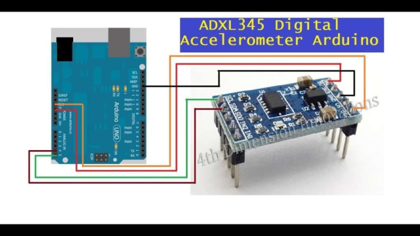 Jual Modul Sensor Accelerometer Adxl345 3 Axis Gravity Angle 3d Adxl ...