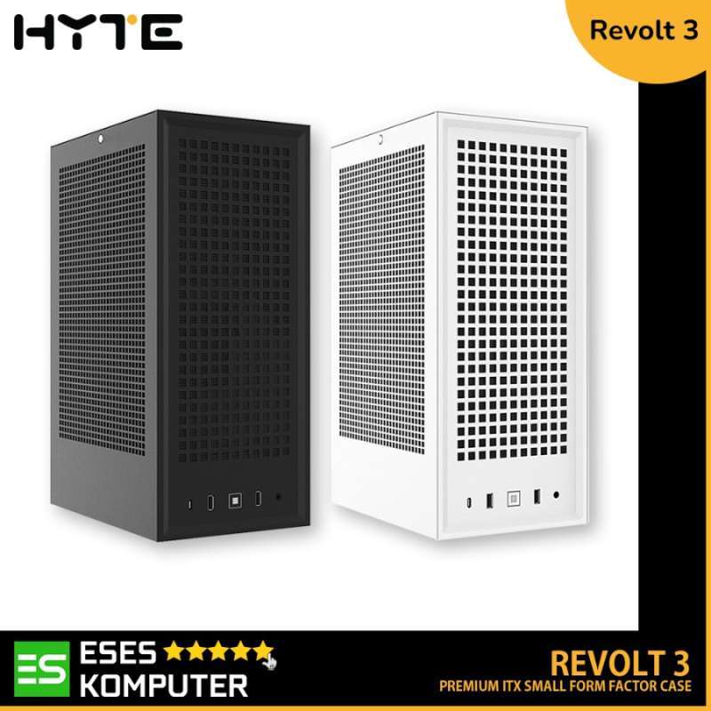 Jual Case Hyte Revolt 3 Black / White Premium Mini Itx Small Form ...