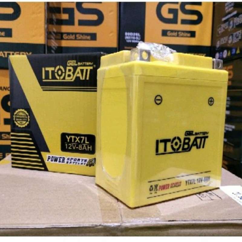 Promo Aki Accu Motor Crf150 Itobatt Ytx7l 12v 8ah Diskon 18% Di Seller