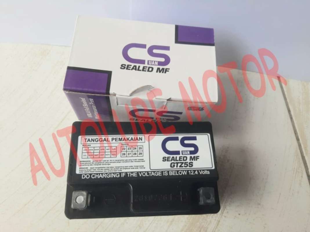 Promo Aki Cs (cuans Selaed Mf) Gtz5s U/ Motor Zuzuki Kawasaki Diskon 30