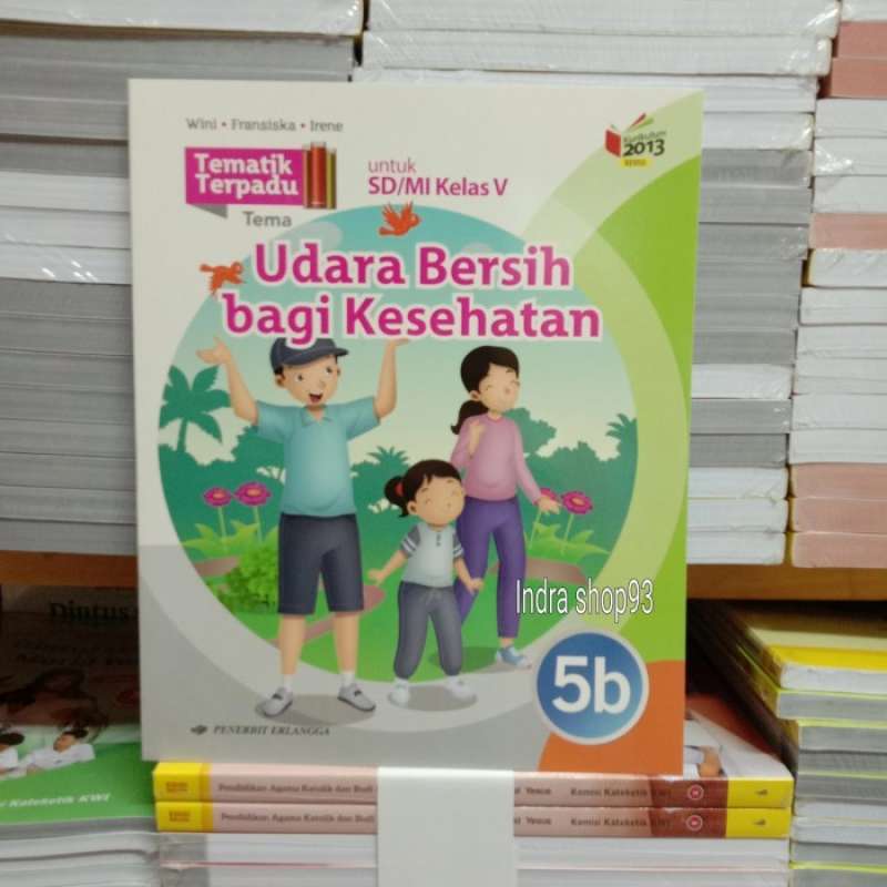 Promo Buku Tematik 5a,5b,5c,5d,5e Kelas 5 Sd K13 Revisi Erlangga ...