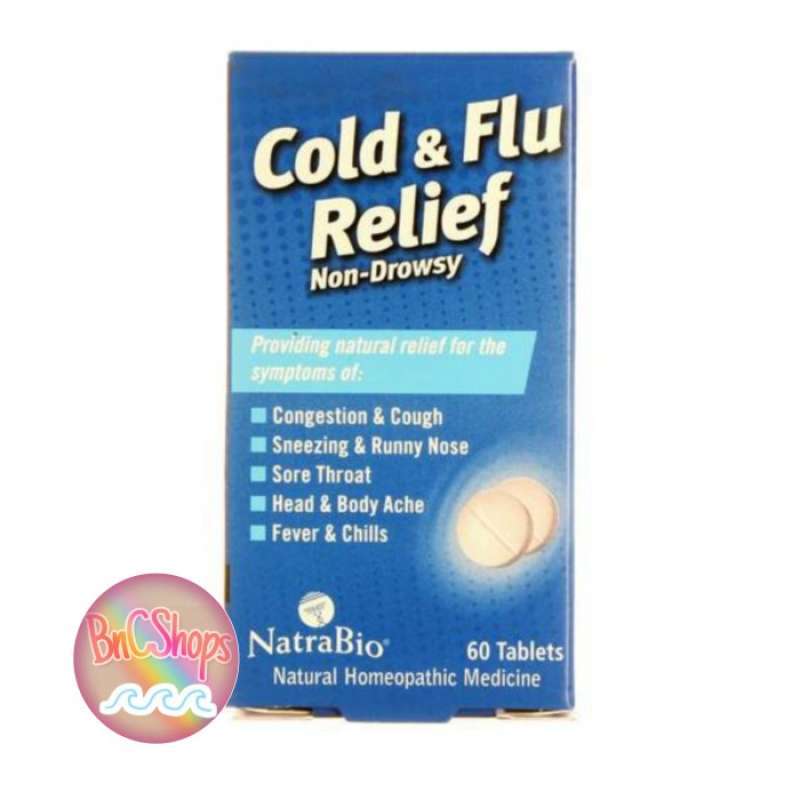 Promo Natrabio Cold And Flu Relief/cough/sneezing/sore Throat (60
