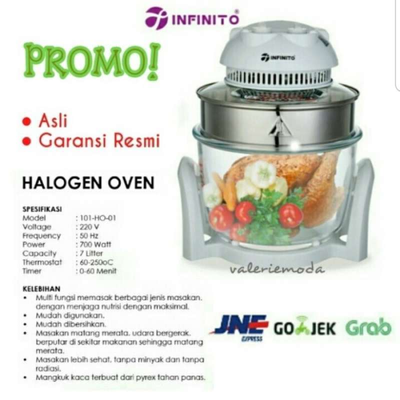 Promo Ecohome Halogen Oven Air Fryer 8 In 1 Eho777 Airfryer Low Watt