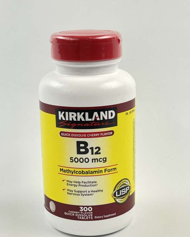 Promo Kirkland Signature Vitamin B12 5000mcg 300 Tablets Diskon 33