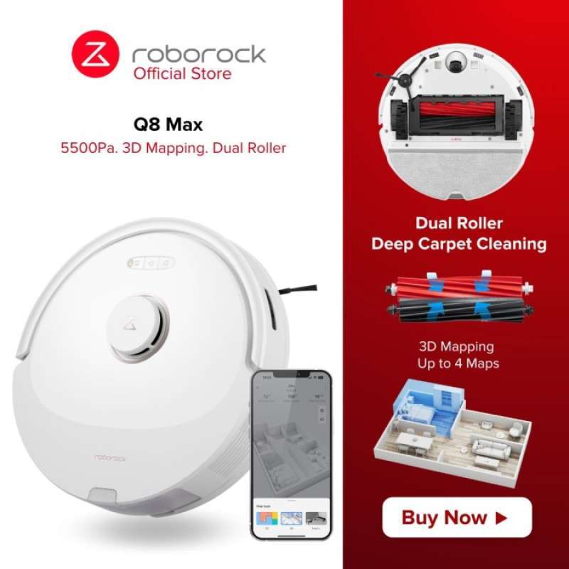 jual-roborock-q8-max-robotic-vacuum-5500pa-dual-roller-3d-mapping-di