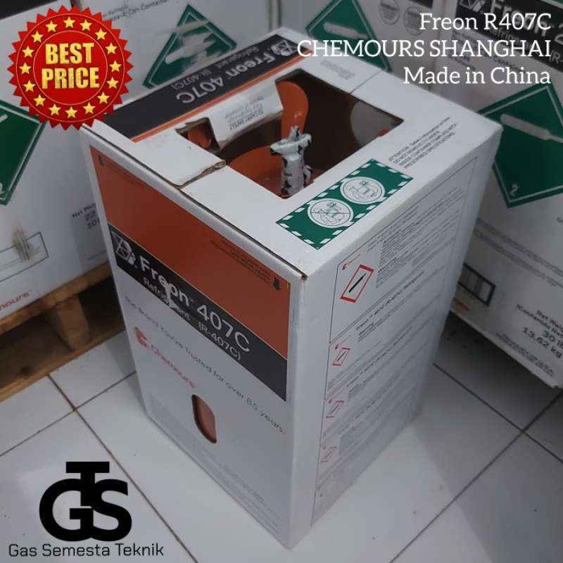 Promo Freon R407c Chemours Shanghai China | Freon R 407c | R 407 | R407 ...