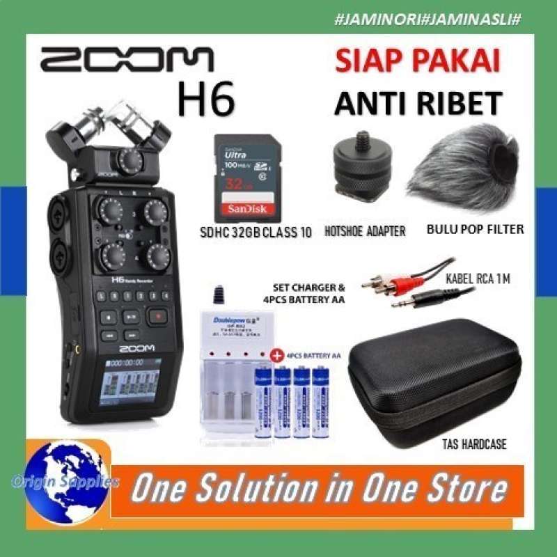 Promo Zoom H6n Handy Recorder Zoom Recorder Zoom H6 Paket Hemat C