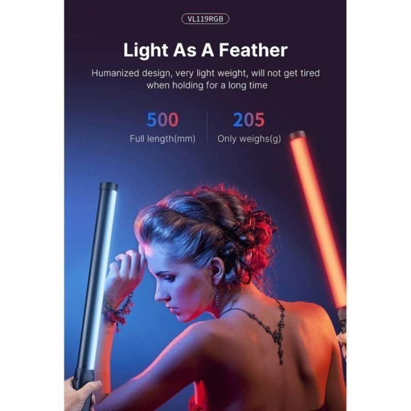 INKEE GC30 30W RGB Inflatable LED Tube Light - 90cm, 2000-10000K, CRI 95+, 5000mAh Battery For Video