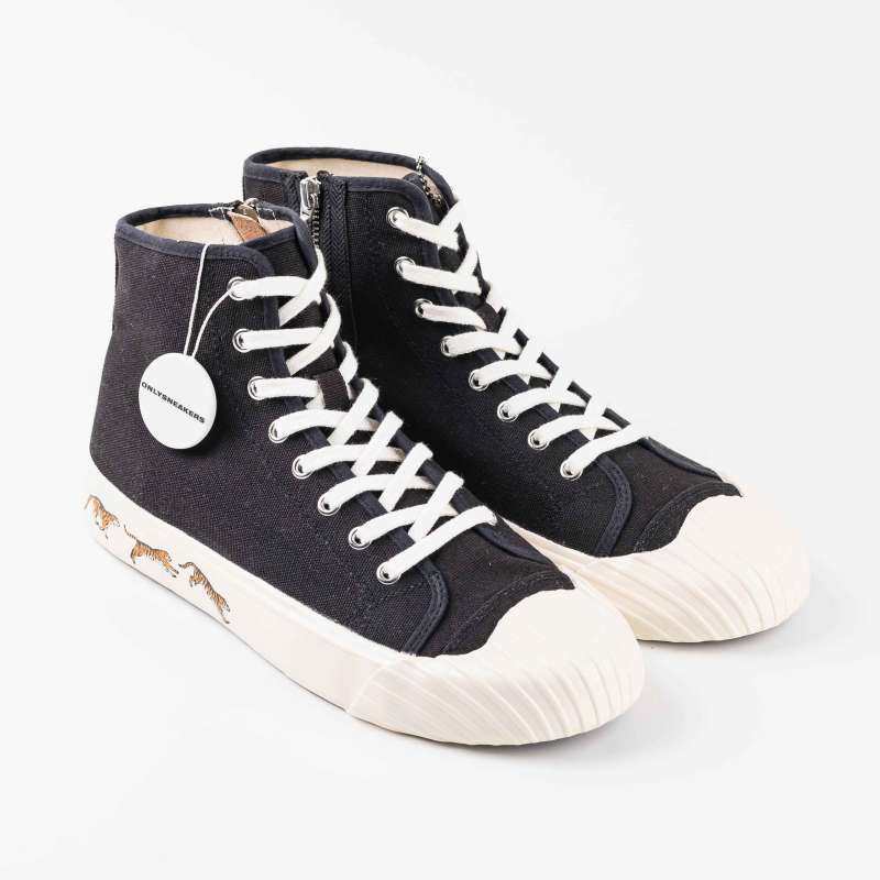 KENZO SCHOOL TIGER HIGH TOP SNEAKER BLACK (100% AUTHENTIC)
