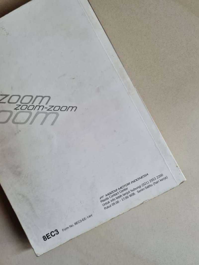 Jual Buku Owners Manual Book Mazda 2 / Mazda2 Skyactive 20142019