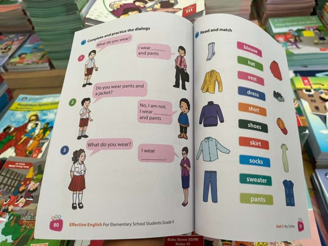Jual Buku Bahasa Inggris Kelas 1 2 3 4 5 6 Sd K13, Revisi Terbaru Di ...