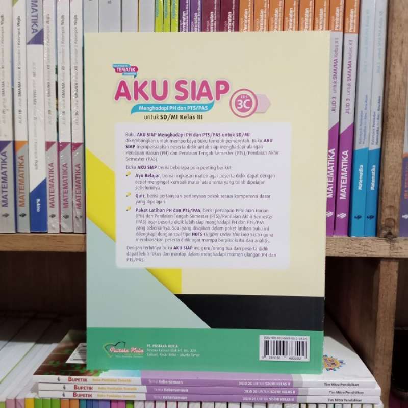 Jual Buku Tematik Aku Siap 3c Kelas 3 Sd K13 Pustaka Mulia Di Seller ...