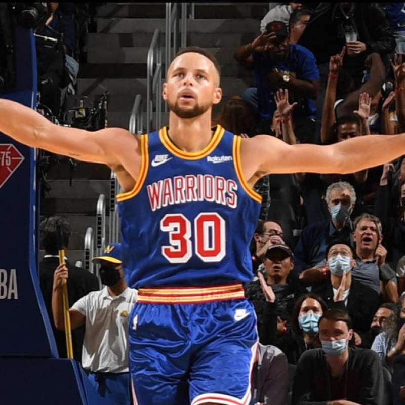 Jual Jersey Basket Nba Gsw Stephen Curry Blue Warriors Size L Di