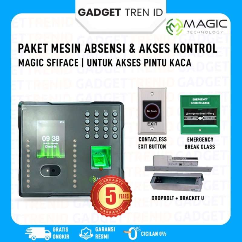 Promo Paket Mesin Absensi Akses Kontrol Magic Sfiface Akses Pintu Promo Paket Mesin Absensi Akses Kontrol Magic Sfiface Akses Pintu