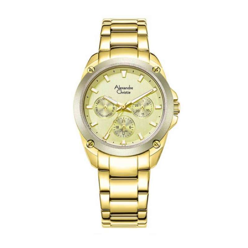 Promo Jam Tangan Alexandre Christie Passion Wanita 100 Original Gold Stainless Steel 8667 Bfbgpiv Diskon 25 Di Seller Radatime Radatime Kota Medan Blibli