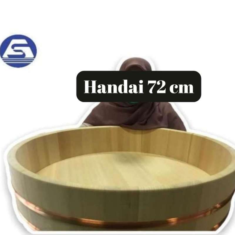 Jual Enq -635 Handai Hangiri Rice Pan Japan 72 Cm- Tempat Nasi Kayu Di ...