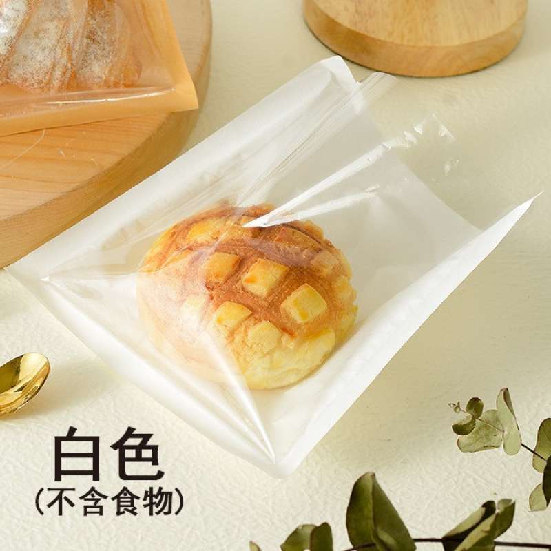 Jual Kantong Roti Kertas Minyak Donat Paper Bread Bag Plastik Roti 100 ...