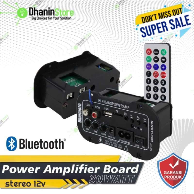Promo Power Amplifier Rakitan Board Diy Bluetooth Usb Radio Tf Player