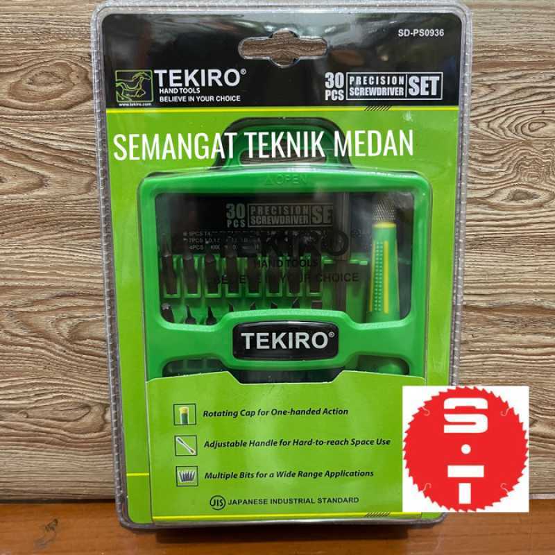 TEKIRO Precision Screwdriver Set for Electronics and Laptops with Multiple Functions and PVC Box, Perfect for iPhone, iPad, and Watch Repairs